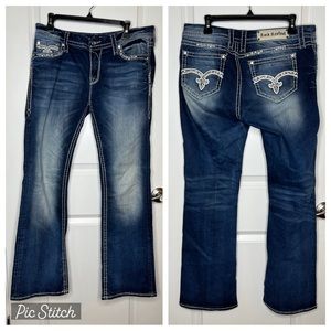 Rock Revival Distressed Eloise Easy Boot Cut Jean